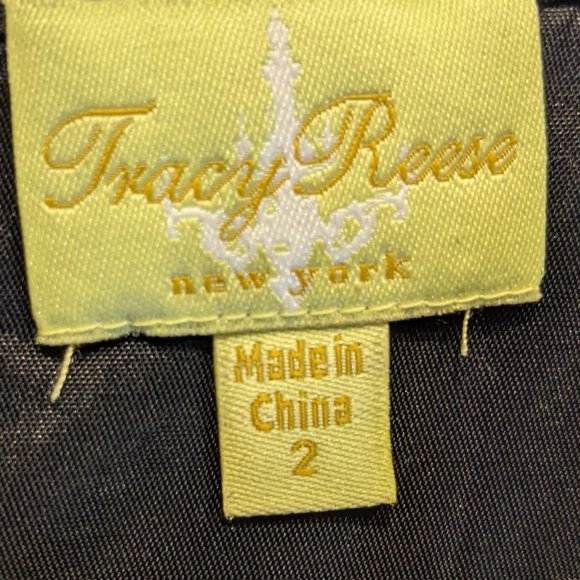 Anthropologie Tracy Reese Noisette Red Roses Floral Lace Tulle Dress Size 2 - Picture 9 of 15